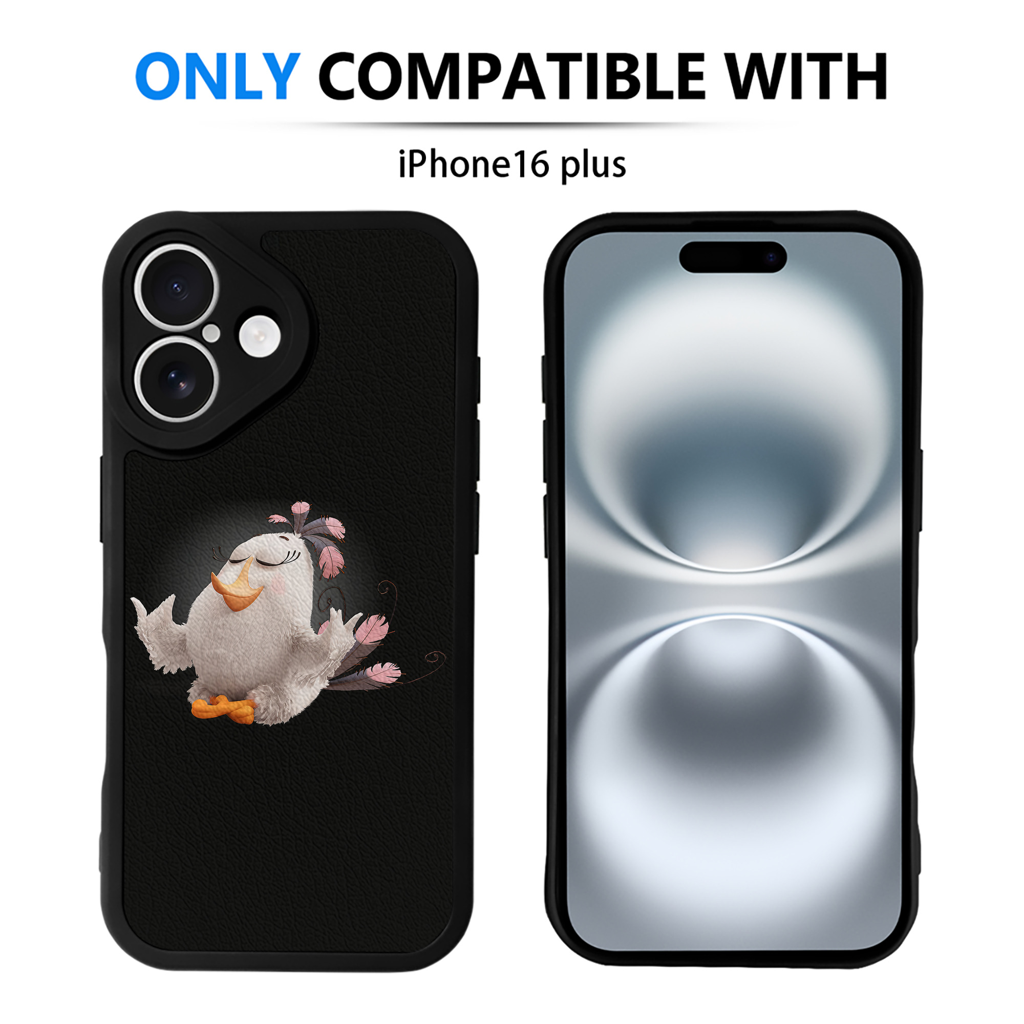 （画像用） Angry Birds アングリーバード 【iPhone 16シリーズ対応】シリコンスマホケース（レザー調） 材質：シリコン